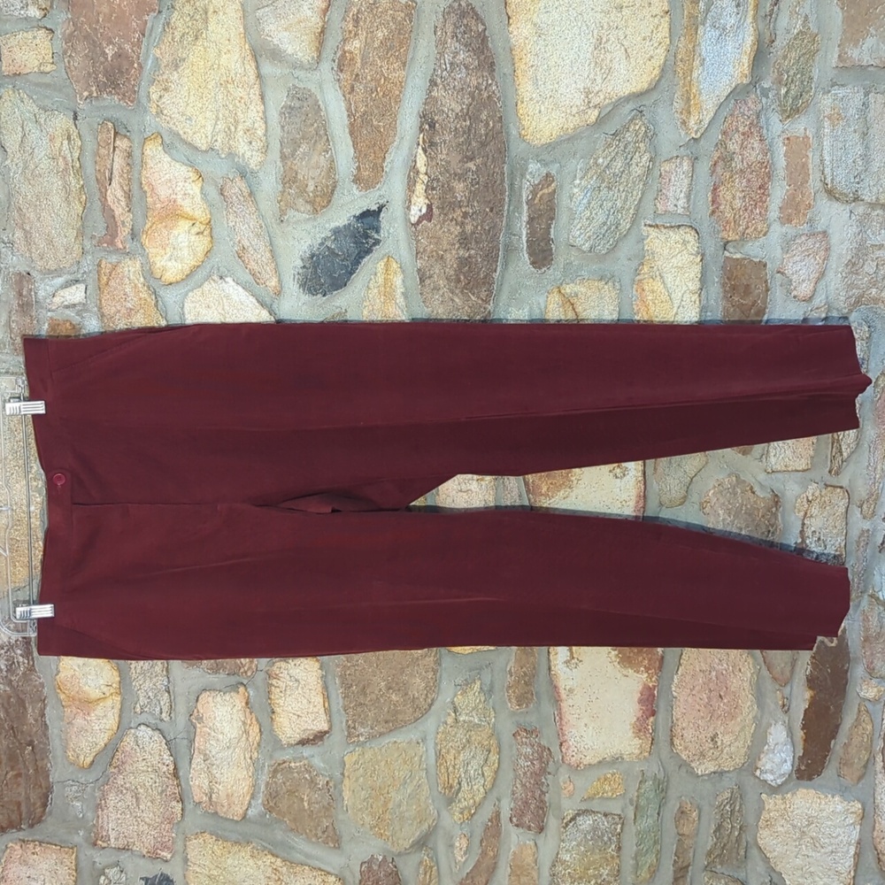 Faconnable Burgundy Corduroy Pants